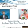 Corporate matching event