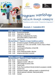 program workshop Reabilitarea auditiv-verbală Perspective integratoare